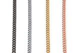 Slip Curve Show Chain Collar (24 in x 1.4 mm) | Dog Collars | pethousekh