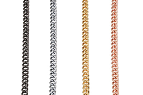 Slip Curve Show Chain Collar (24 in x 1.4 mm) | Dog Collars | pethousekh