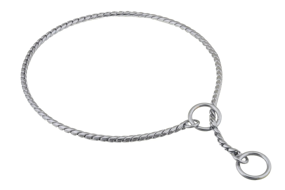 Slip Snake Show Chain Collar (16 in x 5.5mm) | Dog Collars | pethousekh