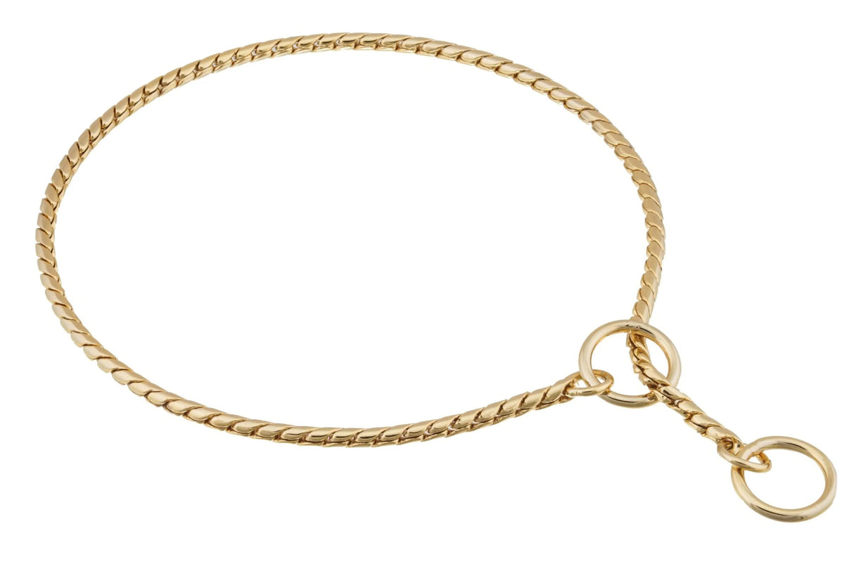 Slip Snake Show Chain Collar (16 in x 5.5mm) | Dog Collars | pethousekh