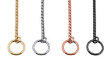 Slip Snake Show Chain Collar (18 in x 3.8mm) | Dog Collars | pethousekh