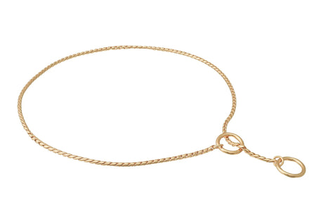 Slip Snake Show Chain Collar (30 in x 3.0mm) | Dog Collars | pethousekh