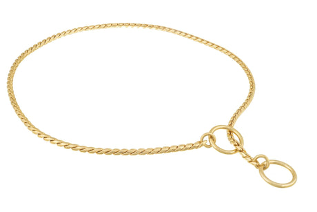 Slip Snake Show Chain Collar (30 in x 3.8mm) | Dog Collars | pethousekh