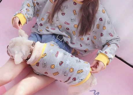 Smile Everyday - Matching Pet and Owner Clothing Set | Apparel | pethousekh