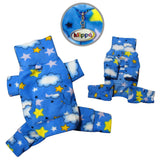 Stars and Clouds Fleece Turtleneck Pajamas | Pajamas | pethousekh