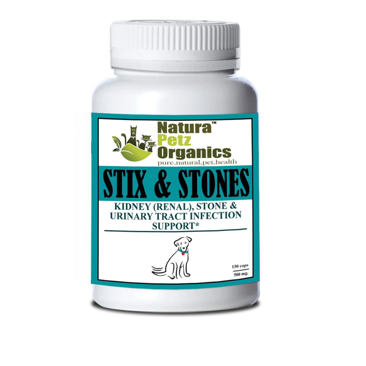Stix And Stones Capsules* Kidney, Urinary Tract Infection & Stone Support* | Animal Vitamins & Supplements | pethousekh