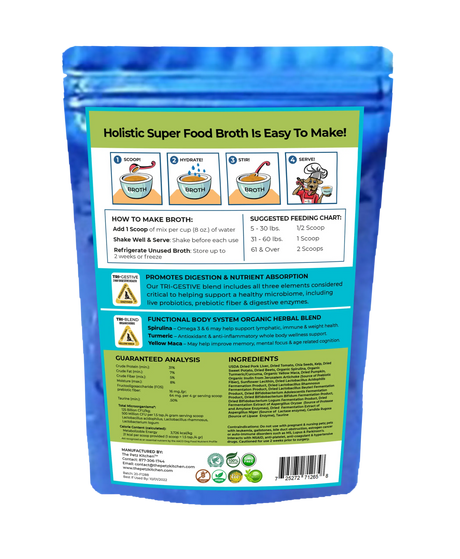 Super Food Broth One & Done* Vitamin, Mineral & Enzyme The Petz Kitchen Dogs Cats | Animal Vitamins & Supplements | pethousekh