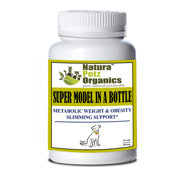 Super Model In A Bottle - Metabolic Weight & Obesity Slimming Support* Adult & Senior Pets* | Animal Vitamins & Supplements | pethousekh