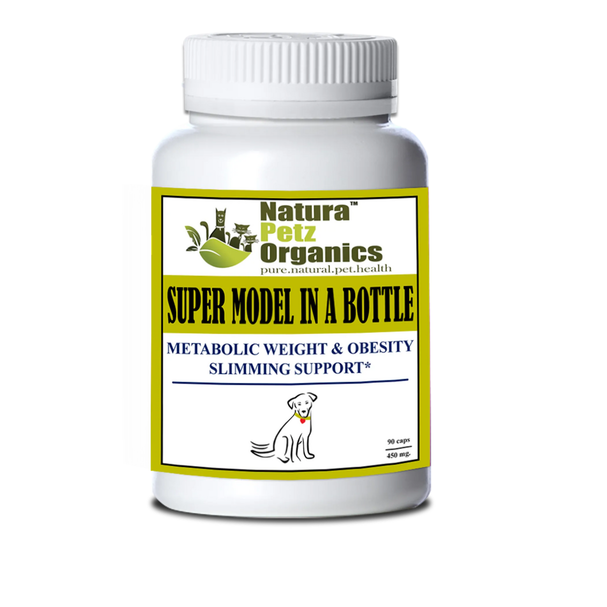 Super Model In A Bottle - Metabolic Weight & Obesity Slimming Support* Adult & Senior Pets* | Animal Vitamins & Supplements | pethousekh