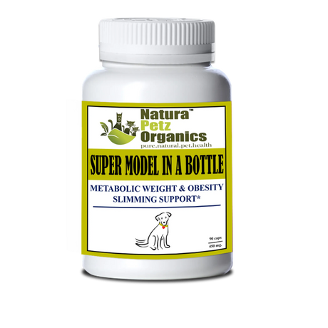 Super Model In A Bottle - Metabolic Weight & Obesity Slimming Support* Adult & Senior Pets* | Animal Vitamins & Supplements | pethousekh