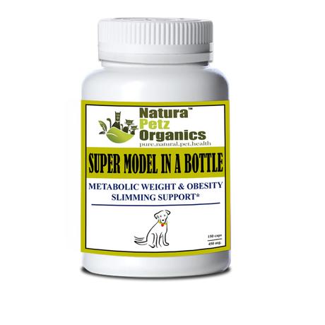 Super Model In A Bottle - Metabolic Weight & Obesity Slimming Support* Adult & Senior Pets* | Animal Vitamins & Supplements | pethousekh