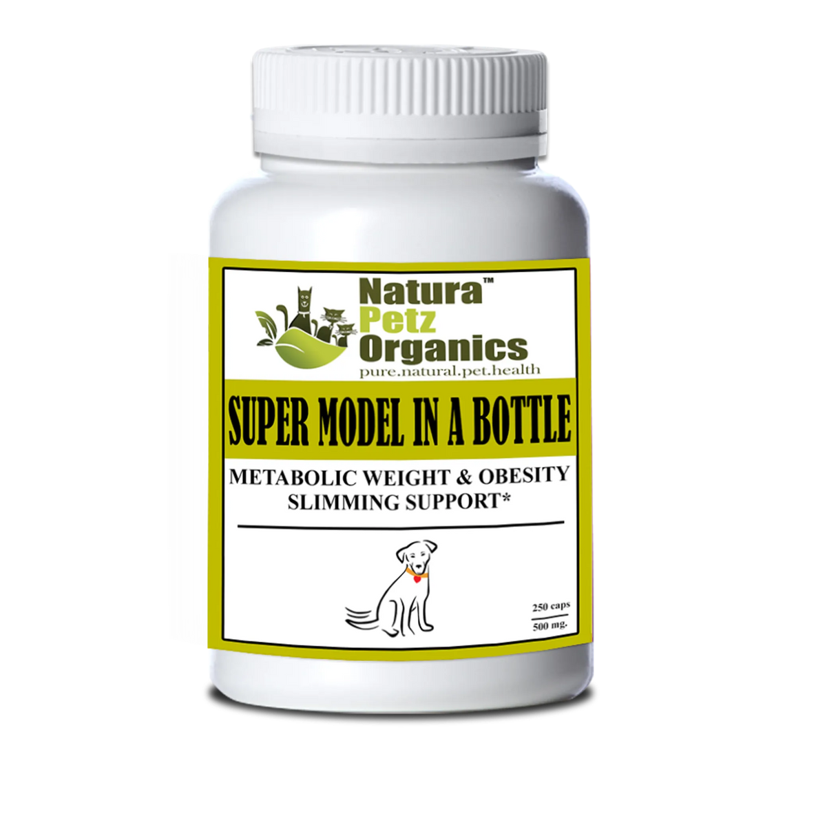 Super Model In A Bottle - Metabolic Weight & Obesity Slimming Support* Adult & Senior Pets* | Animal Vitamins & Supplements | pethousekh