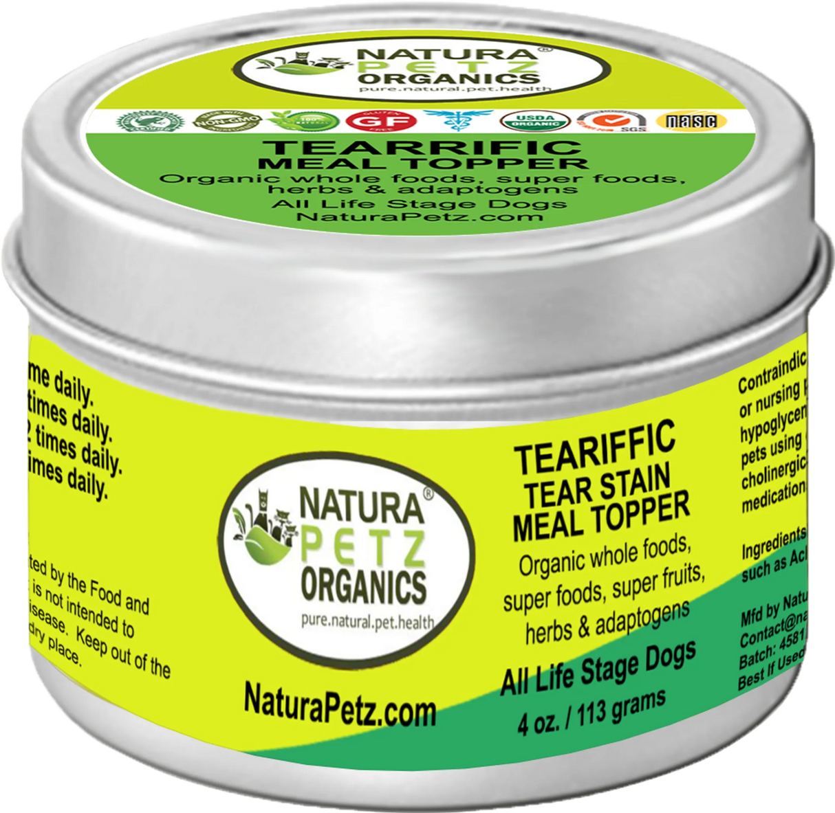 Teariffic Meal Topper Tear Stain Support For Dogs And Cats | Dog Food Toppers | pethousekh