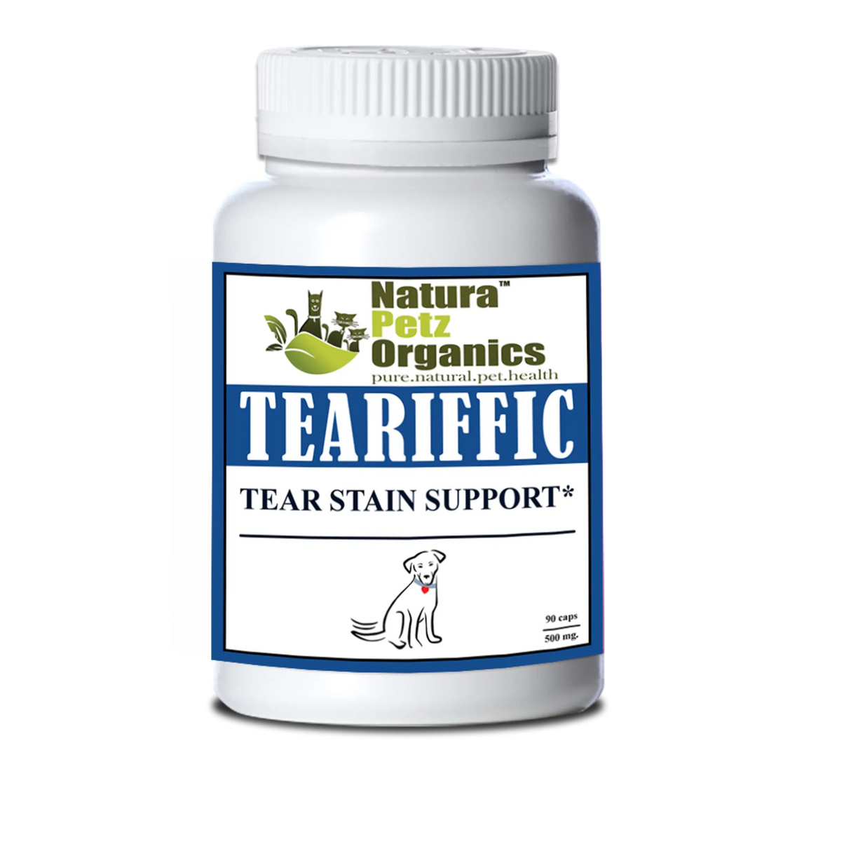 Teariffic - Tear Stain Support For Dogs* Tear Stain Support For Cats* | Animal Vitamins & Supplements | pethousekh
