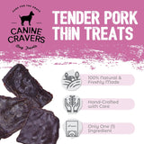Tender Pork Thins | Dog Treats | pethousekh
