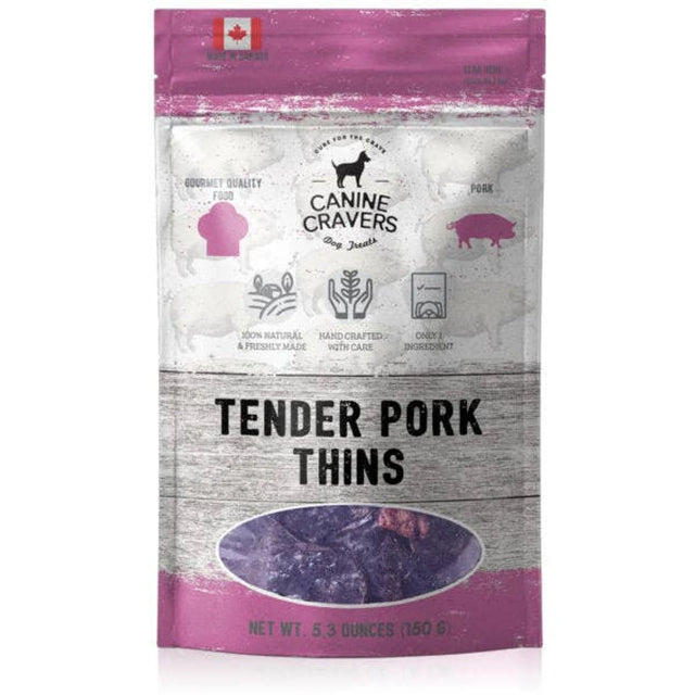 Tender Pork Thins | Dog Treats | pethousekh