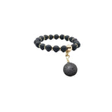 The Black Volcanic Diffuser Charm | Dog Collars | pethousekh