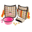 "The Golden One" Goldendoodle Dog Walking Messenger Bag Set | Food & Water Bowls | pethousekh