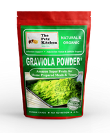The Petz Kitchen Organic Graviola Leaf Powder For Health Support | Animal Vitamins & Supplements | pethousekh