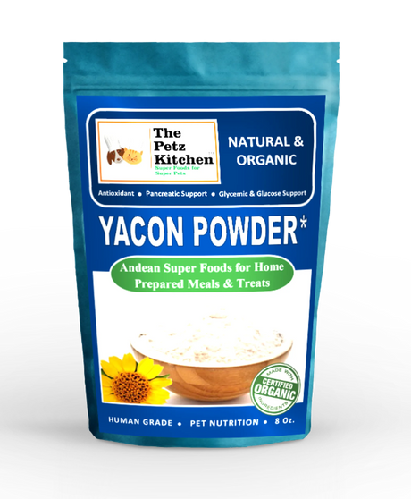 The Petz Kitchen Organic Yacon Leaf for Pet Support | Animal Vitamins & Supplements | pethousekh