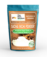 The Petz Kitchen Sacha Inchi Omega 3 & 6 Organic Digestive Support Supplement | Animal Vitamins & Supplements | pethousekh