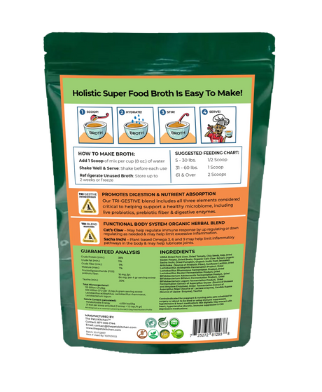 The Petz Kitchen Super Food Immune Support Broth for Dogs | Animal Vitamins & Supplements | pethousekh