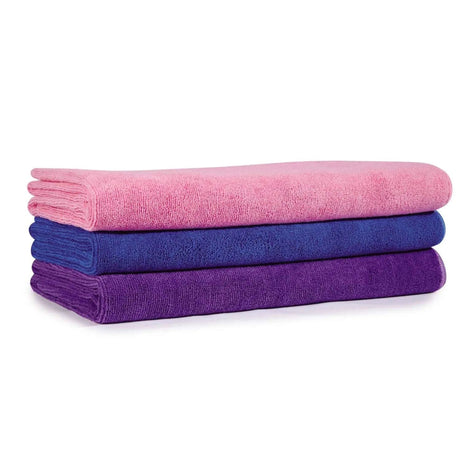 TP Microfiber Towels 48x28In 3Pk Asst | Tubs | pethousekh