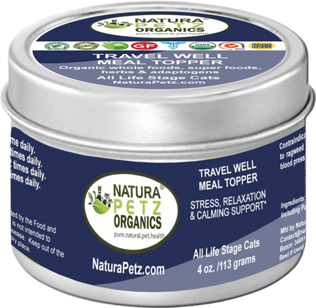 Travel Well Meal Topper* Stress, Relaxation & Calming Support For Dogs And Cats On The Go* | Dog Food Toppers | pethousekh