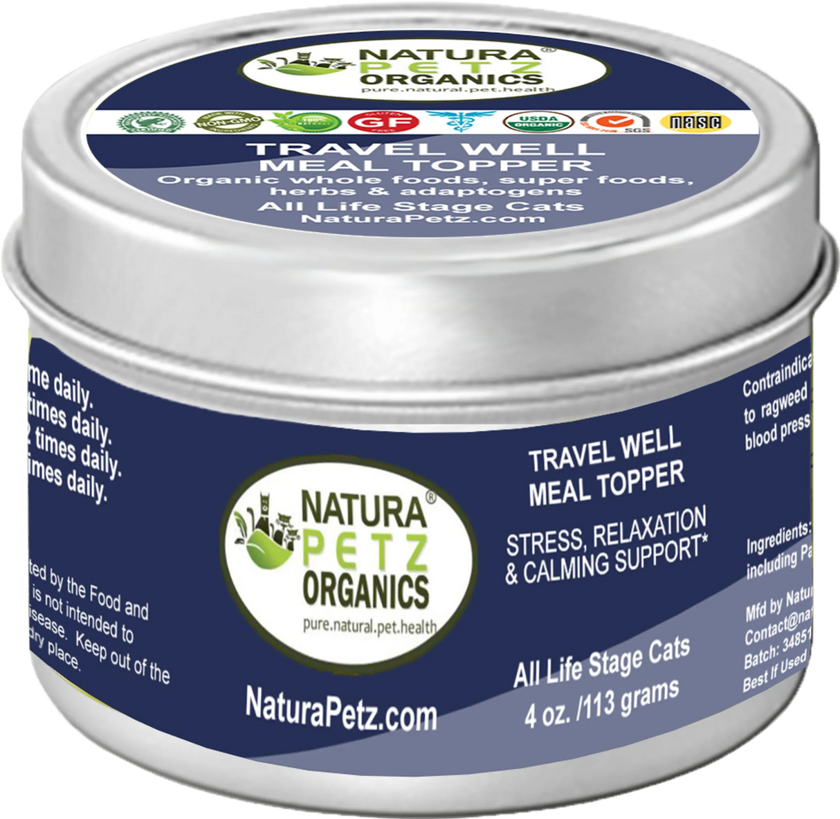 Travel Well Meal Topper* Stress, Relaxation & Calming Support For Dogs And Cats On The Go* | Dog Food Toppers | pethousekh