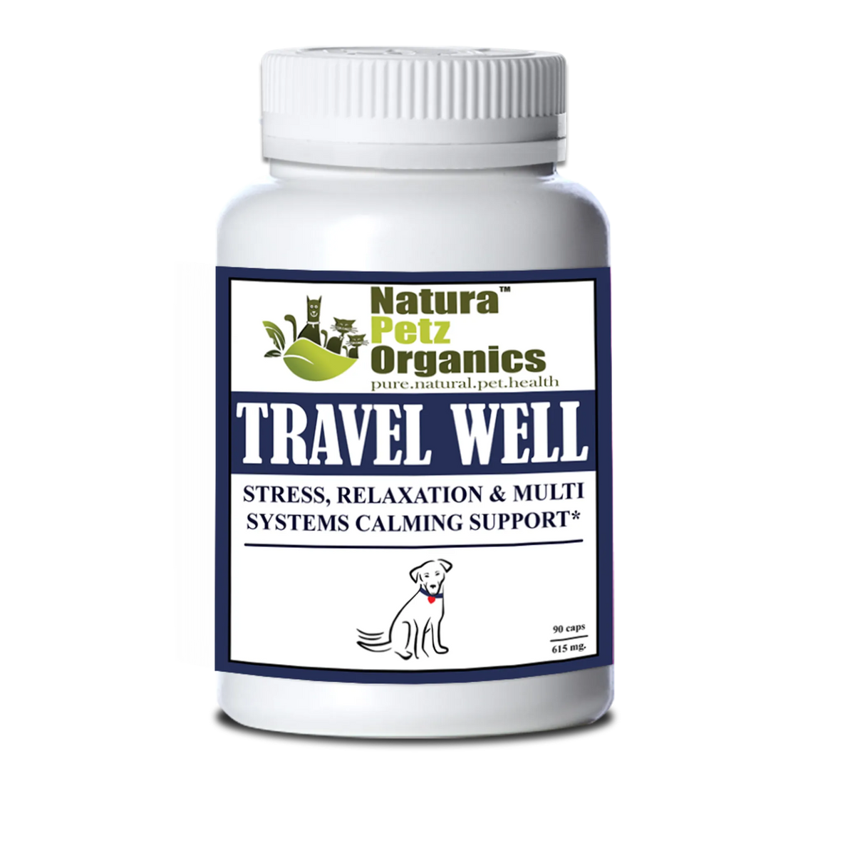 Travel Well - Stress, Relaxation & Calming Stress Support* For Dogs And Cats On The Go* | Animal Vitamins & Supplements | pethousekh