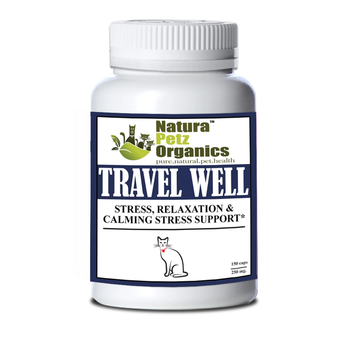 Travel Well - Stress, Relaxation & Calming Stress Support* For Dogs And Cats On The Go* | Animal Vitamins & Supplements | pethousekh