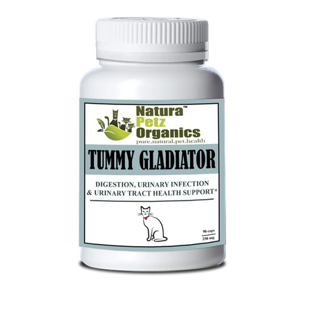 Tummy Gladiator - Digestion, Adjunctive Reflux & Urinary Tract Support* | Animal Vitamins & Supplements | pethousekh