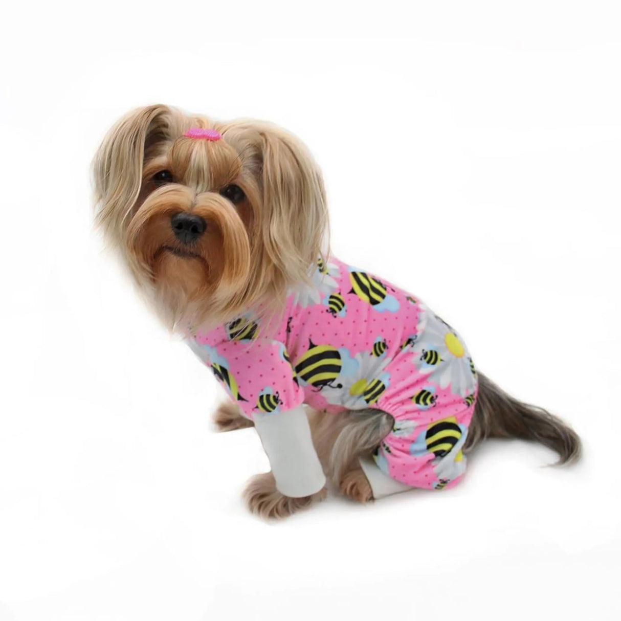 Ultra Soft Plush Minky Bumblebee & Flower Pajamas | Pajamas | pethousekh