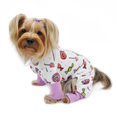 Ultra Soft Plush Minky Sweet Candies Pajamas | Pajamas | pethousekh