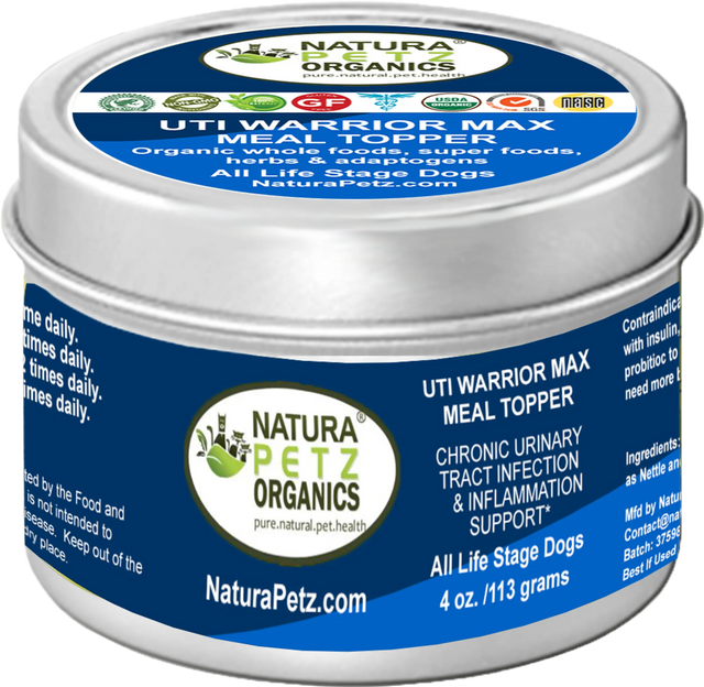 Uti Warrior Max Meal Topper* Chronic Urinary Tract Infection & Inflammation Support* | Dog Food Toppers | pethousekh