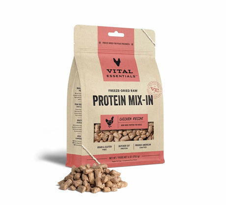 Vital Essentials Raw Chicken Freeze - Dried Dog Topper | Food Toppers | pethousekh