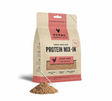 Vital Essentials(R) Freeze - Dried Raw Chicken Protein Mix - In Ground Topper for Dogs, 6 oz | Food Toppers | pethousekh