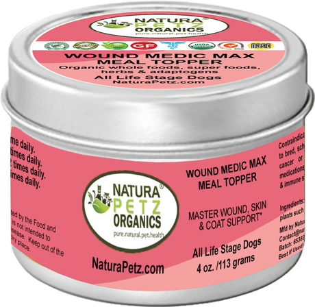 Wound Medic Max Meal Topper for Dogs, Wound and Coat Support | Dog Food Toppers | pethousekh