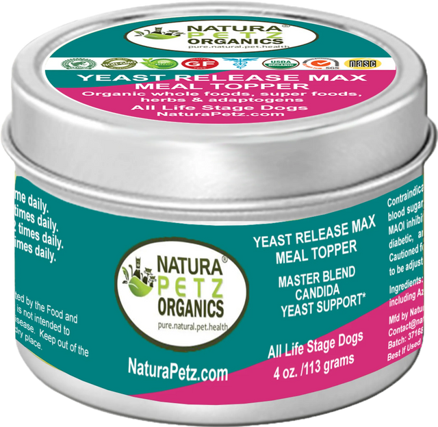Yeast Release Max Meal Topper* Master Blend Candida Yeast Defense* For Dogs And Cats* | Dog Food Toppers | pethousekh