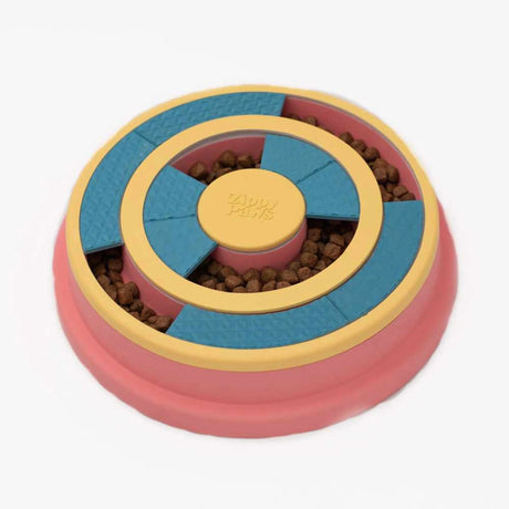 ZippyPaws SmartyPaws Puzzler Feeder Bowl - Wagging Wheel | Feeders | pethousekh
